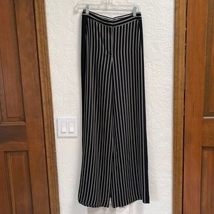 BCBG MAXAZRIA wide leg striped trousers